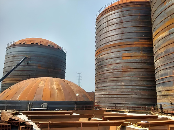 蚌山焦粉钢板仓